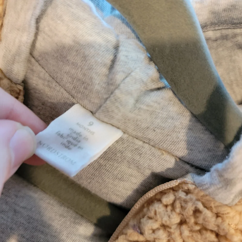 Sherpa baby bunt suit from Nordstrom 9 months Nordstrom faux sherpa jacket